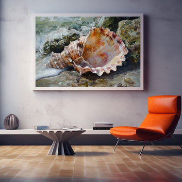 Acrylic Shell Painting